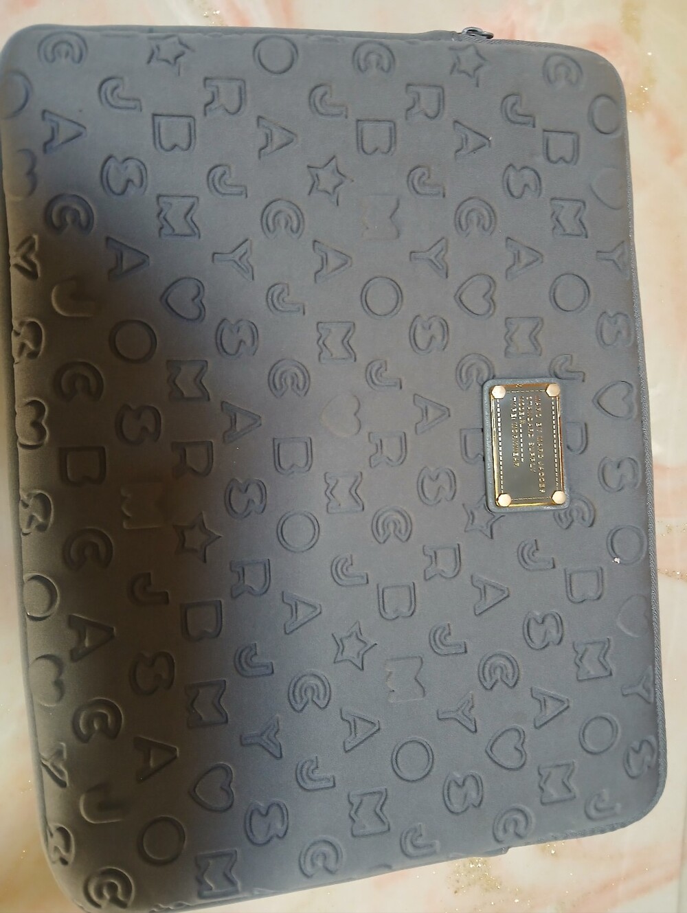 Marc By Marc Jacobs Dreamy Logo Neoprene Laptop Sleeve
